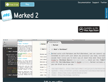 Tablet Screenshot of marked2app.com